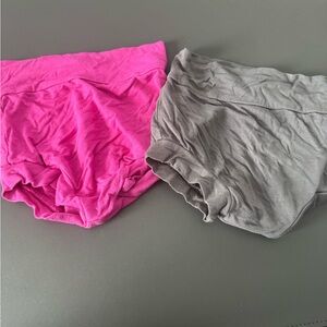 Kyte BABY Vibrant Pink and Soft Gray Diaper Covers